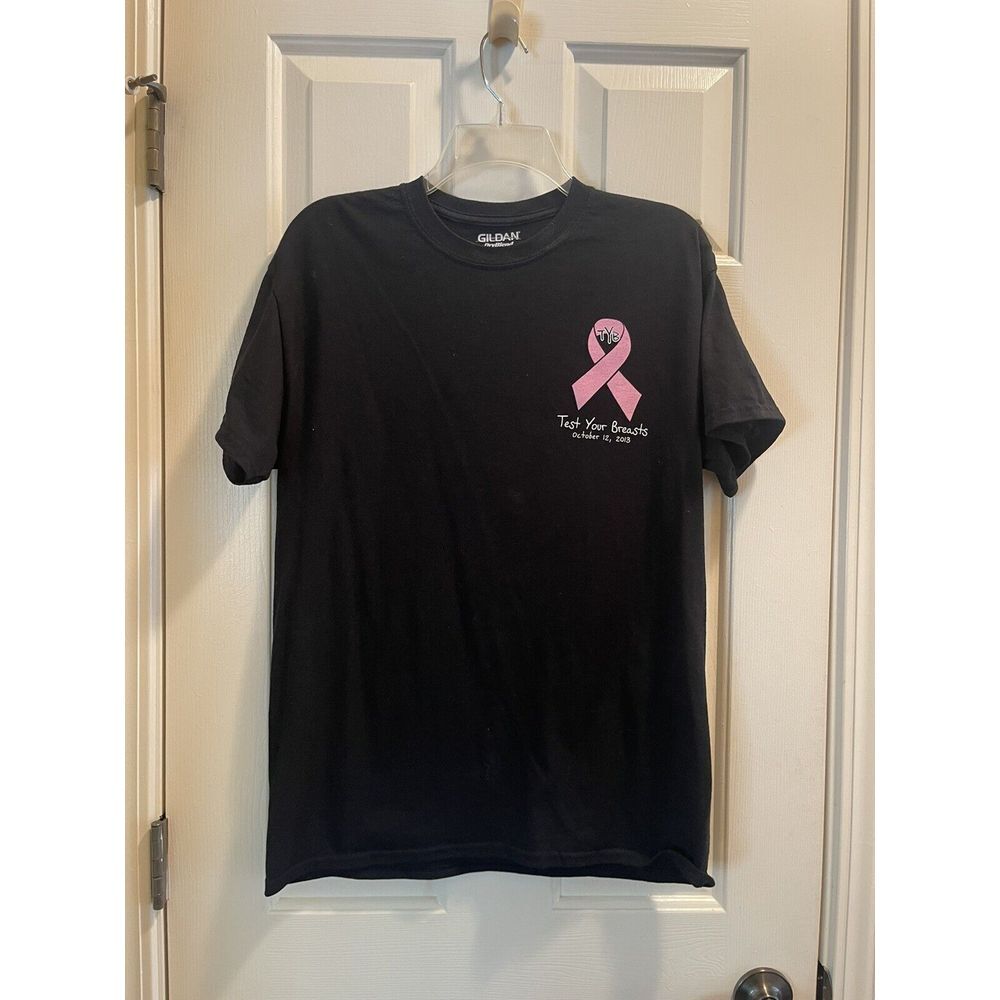 Test Your Breasts‎ Harley Davidson Frazier's T-shirt Black Sz M